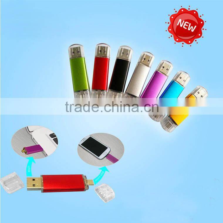 new promotion products smart phone usb flash drive support smart phone computer table PC 16gb