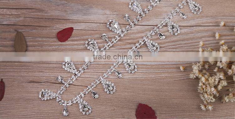 China product crystal ab rhinestone chain sew on cup chain