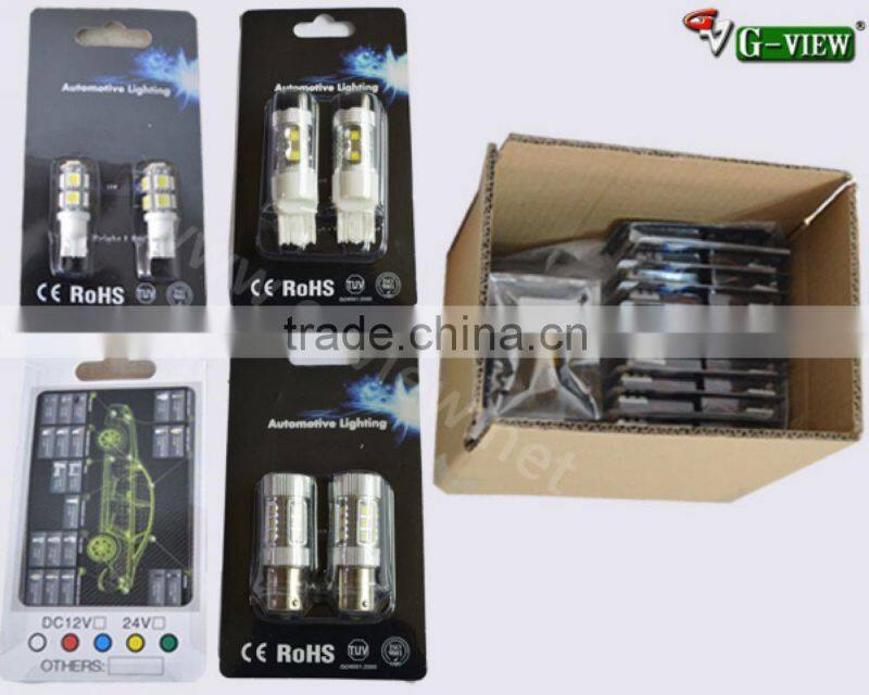 China led dongguan car led factory 2835smd bulb t10 canbus 12smd 12V DC