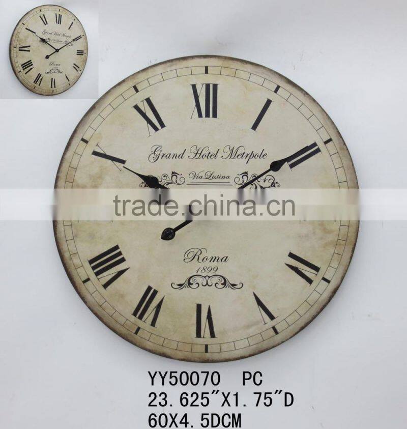 Decorative metal wall clock in anchor design, Anchor design metal wall clock for home decors, Wall decors anchor design clock