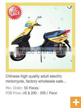 Chinese factory wholesale sales, fashion low cost high quality lady electric mini motorcycles