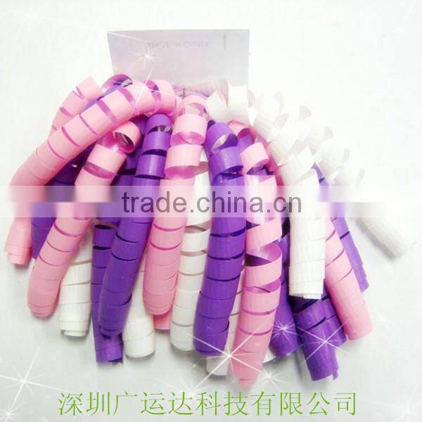 decoration gift and celebration party ribbon bow in 12cm*12 lips iridescent pp metallic curly ribbon bow