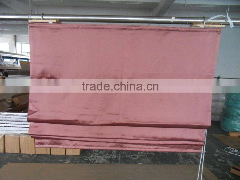 European style roman blinds mechanism/ Motorized operate roman blinds with remote control