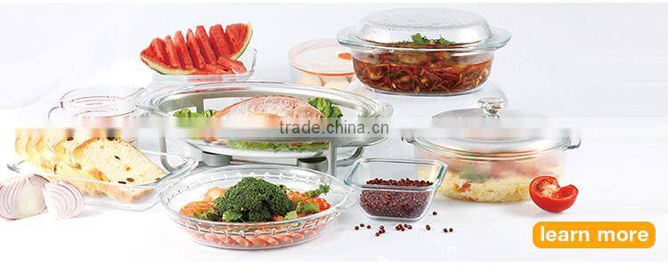 1.0L clear heat-resisting glass water jug with lid/glass tea pot