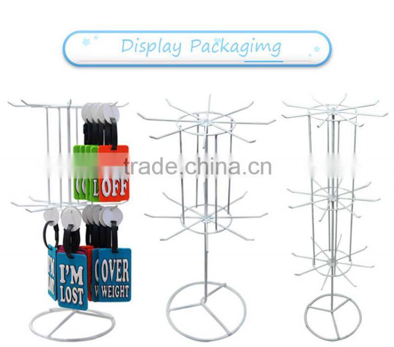 pvc luggage tag with halloween painted for suitcase