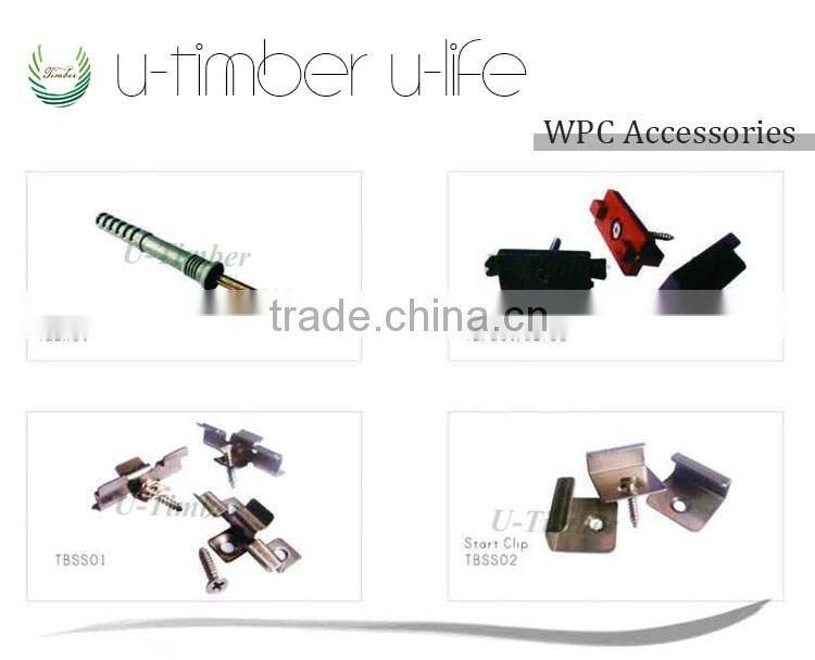 WPC deck used stainless decking clips