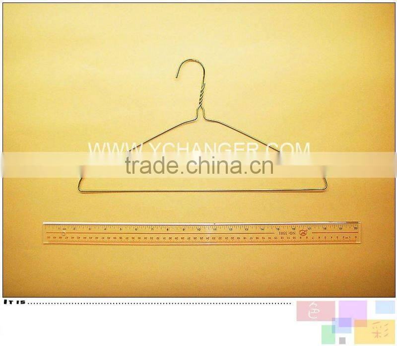Gold Tone Dress Laundry Wire Hanger (GT-DR16A)