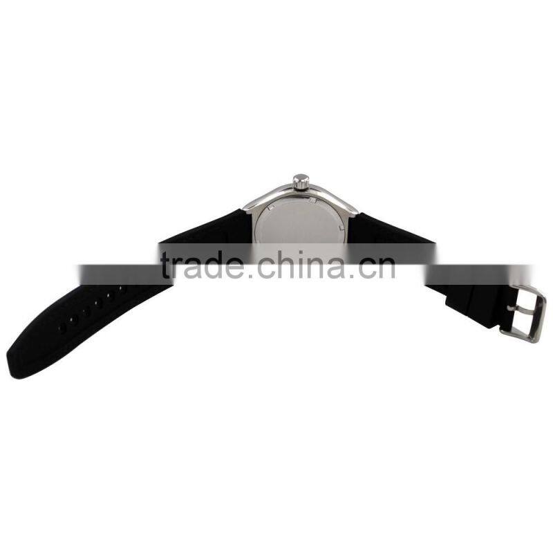 FT1418_BL Men promotional young rubber strap three hands trendy quartz movement wristwatch