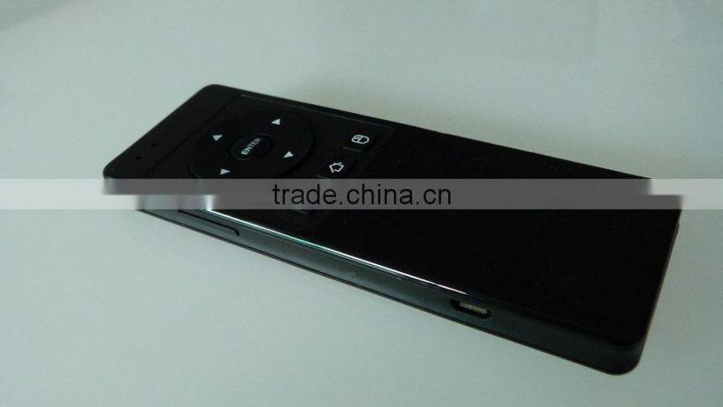 2014 Hot selling High-tech 3D motion stick Fly air mouse for smart TV, wireless keyboard for Android