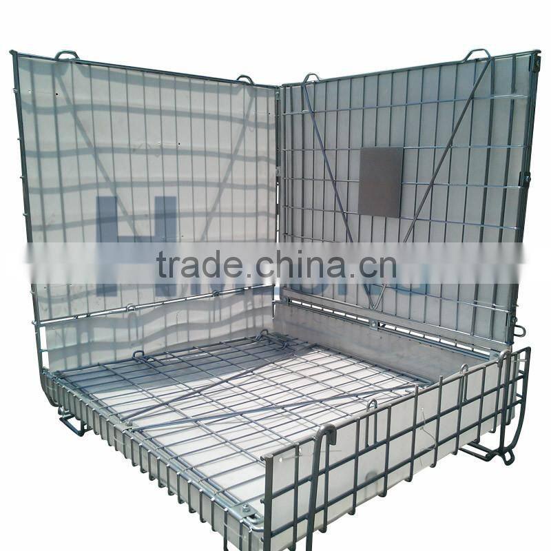 High quality foldable wire logistic container