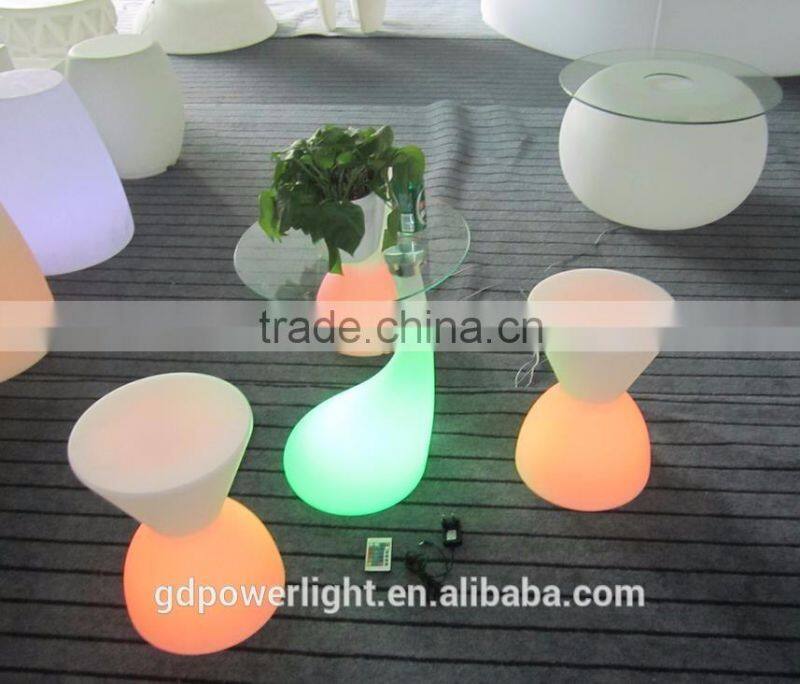 New PE plastic Stool with LED light & remote control YXF-3042