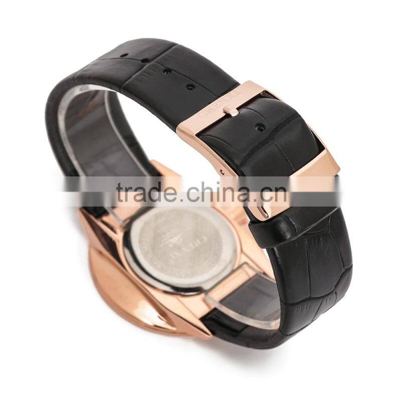 2016 China Manufacturer for Unisex Leather strap quartz watch
