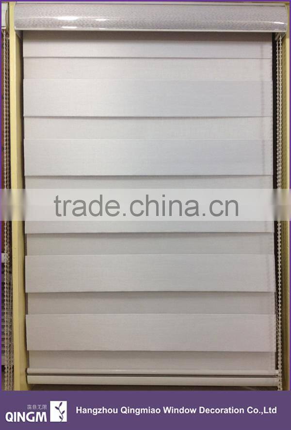 Polyester Material Roller Type Zebra Blackout Blinds Fabric