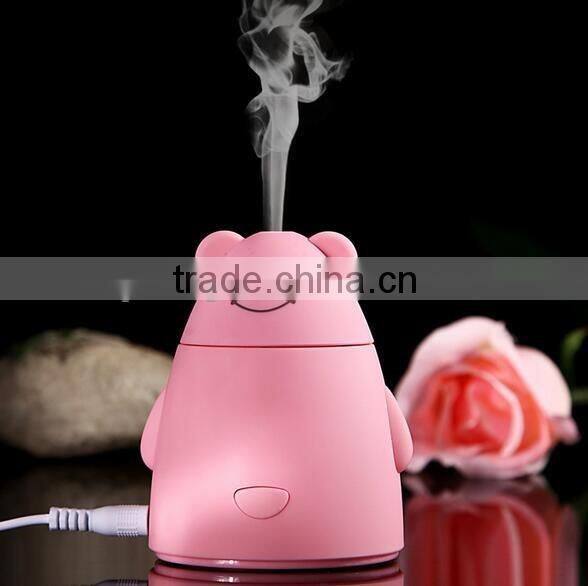 2016 Aroma Diffuser Aromatherapy Air Purifier LED USB Cartoon Cute Panda Humidifier