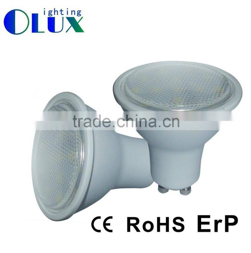 2.5W GU10 Glass housing light AC220-240V 3 Years Warranty GU10-2835SMD led spotlight