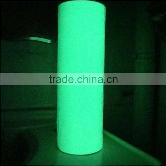 luminous vinyl 320mic self adhesive luminescent photoluminescence vinyl slitting & lettering