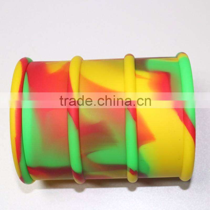 FDA approved 500ml custom large silicone containers nonstick barrel