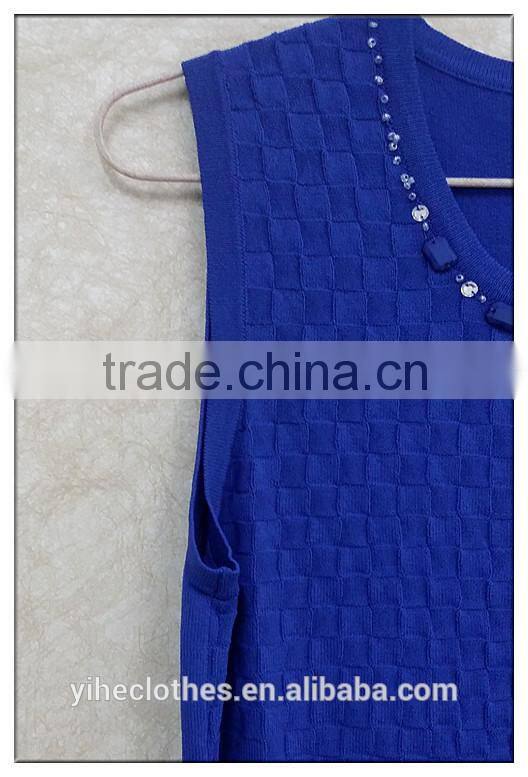 Fashion OL knitting vest lady's sleeveless pullover sexy vest