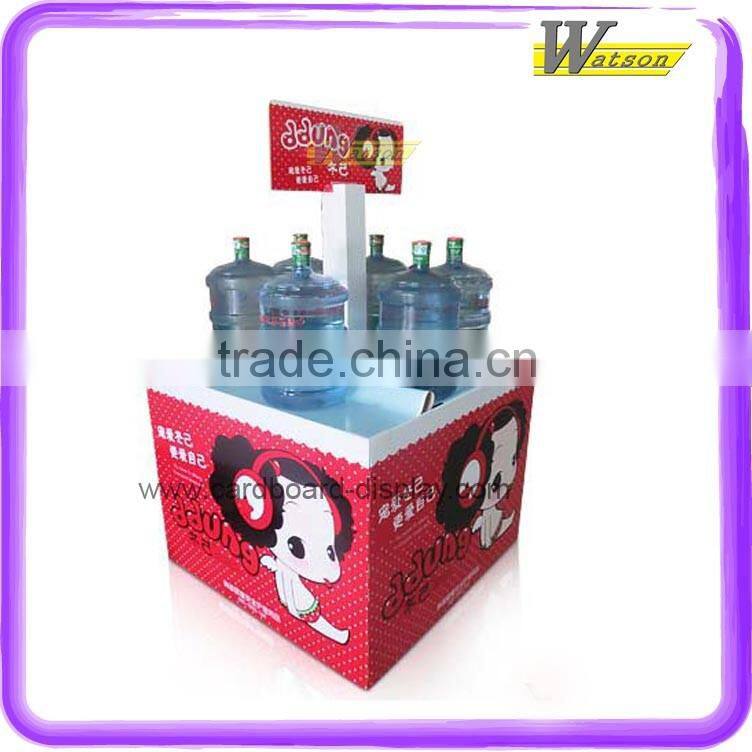 Supermarket hot sale cardboard pallet display for all kinds merchandise display