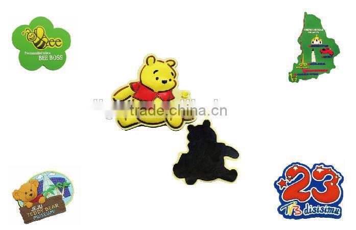 3d custom soft pvc fridge magnet car