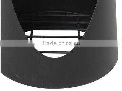 Outdoor Steel fireplace chimney with rust color