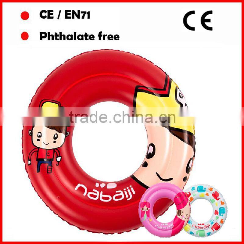 funny PVC inflatable pool floating baby seat for promotion with handles