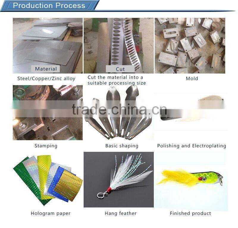 Manufacturer wholesale spoon lure molds copper material