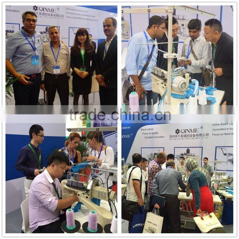 professionally elastic material use 4 needle sewing machine