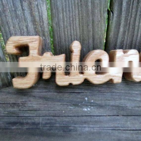 domestic wood FRIEND sign shelf sitter word art for deco