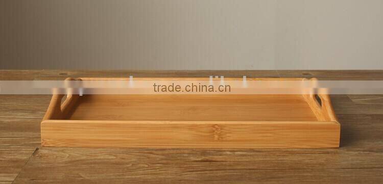 Cheap Bamboo Square Tray For Hotel