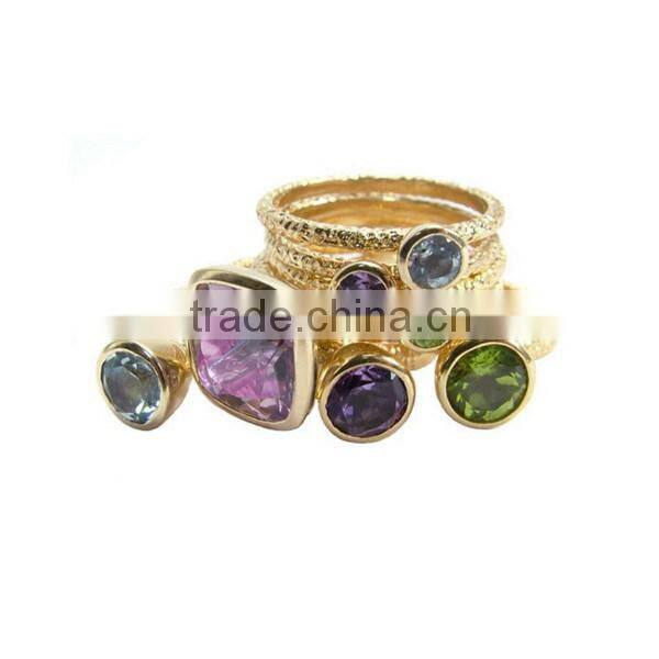 Stacking Initial Rings and Stacking Birthstone Rings. Mothers Rings in a Set Stackable Rings in Silver