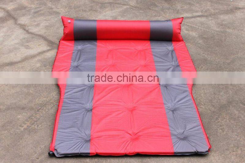 Outdoor double person damp-proof camping self inflatable car mattress