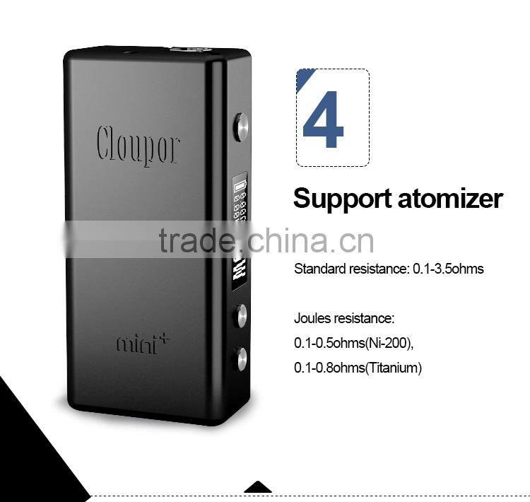 Cloupor MINI Plus 50w box mod/Cloupor MINI + / Cloupor GT mini 50 watt mod 50w vape mod wholesale