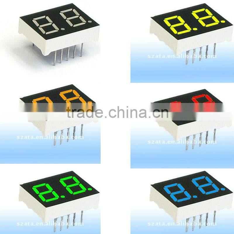 high quality 0.39 inch 2 digit numeric led display with amber color