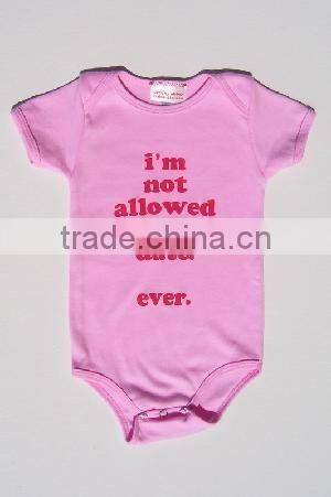 Hot sale100%Cotton baby animal rompers short sleeve onesie