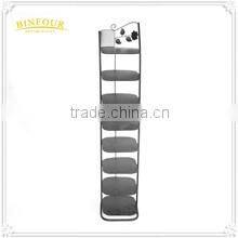 3 layers room corner metal shoes rack for home deco