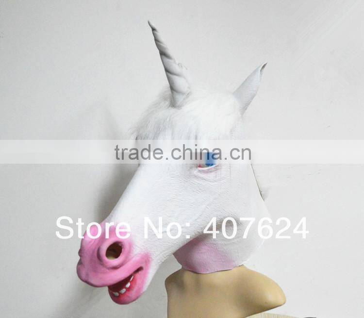New Animal Head Mask Rubber Latex Halloween Costume for Party