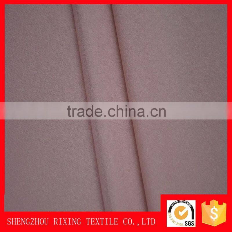popular 2016 hot sell crepe knitted fabric for free prom dress