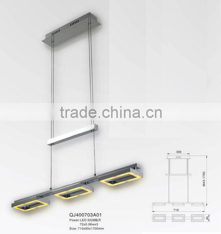 modern led chandelier lamp/led pendant lamp