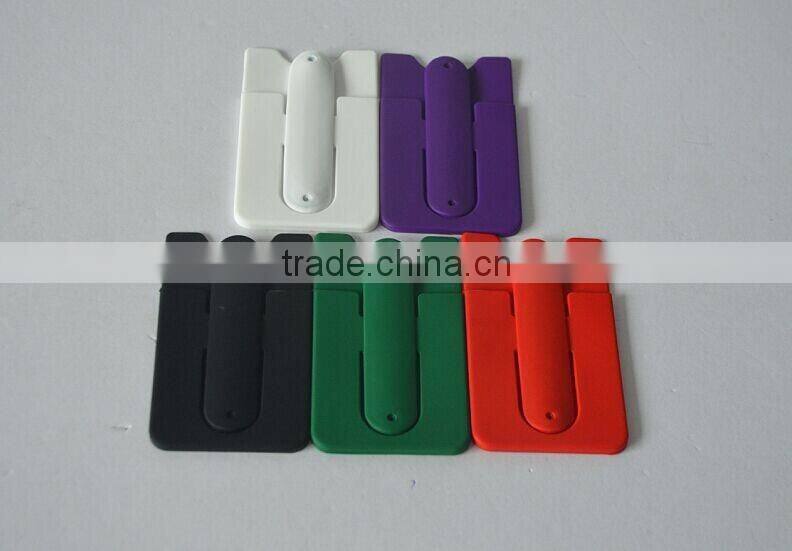 Stand Wallet Case,Silicone Smart Card Wallet 3m Sticky