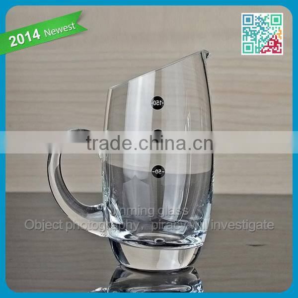 Lead Free Crystal Glass Material Handle Glass Cups Transparent Mini Wine Decanter Glasses Winehouse Tableware Handle Wine Glass