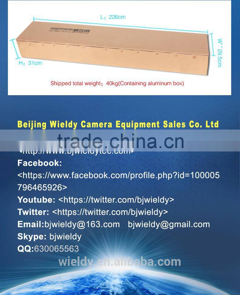 Wieldy video camera jib crane slider