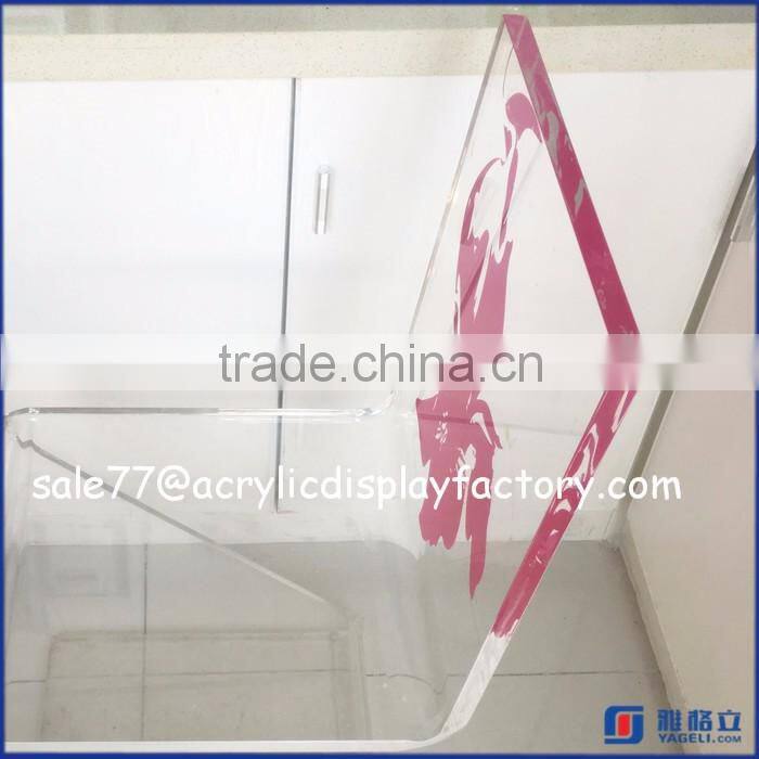 New Design Plexiglass Lecture Table For Sale, Acrylic Office Furniture