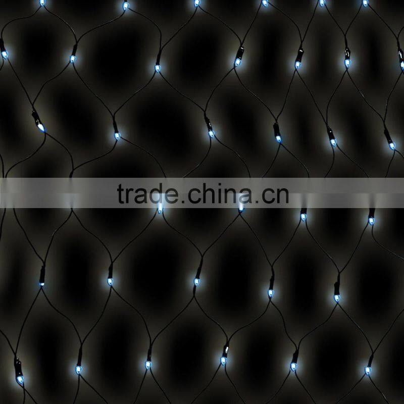 Blue 160 LED Christmas Net Lights