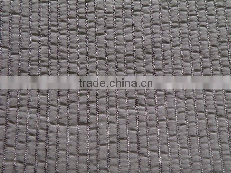 Winter thermal padding cotton stripe quilted embroidery fabric