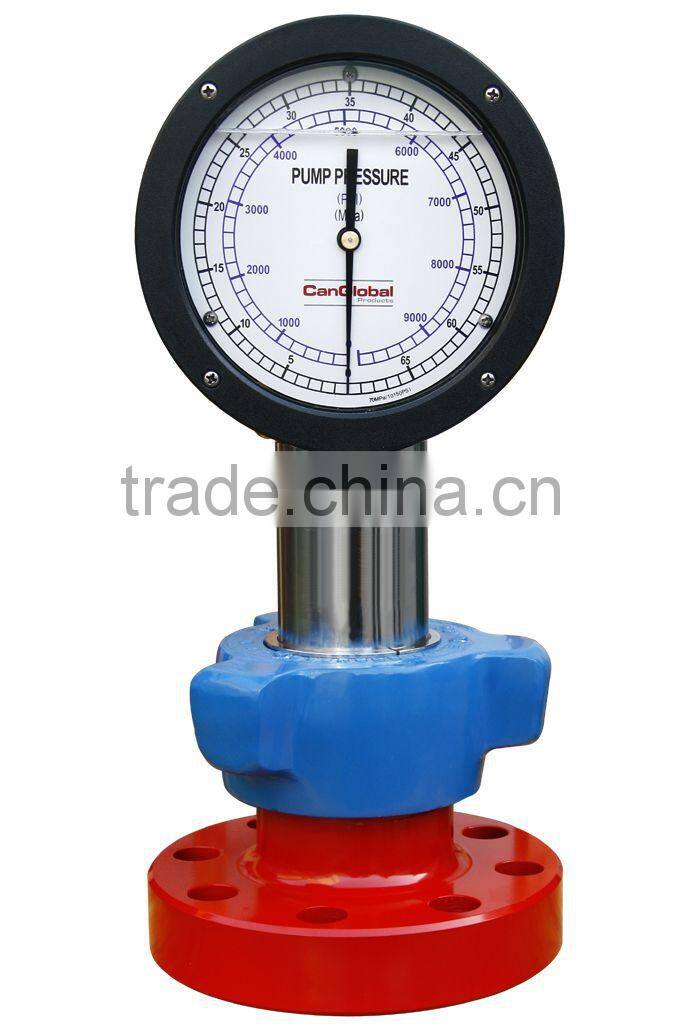 6"china unitized pressure gauge OEM