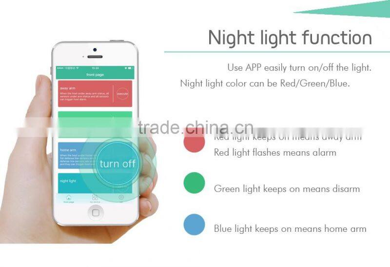 User friendly wireless Bluetooth doorbell for home entertainment,app control and smart night lights control