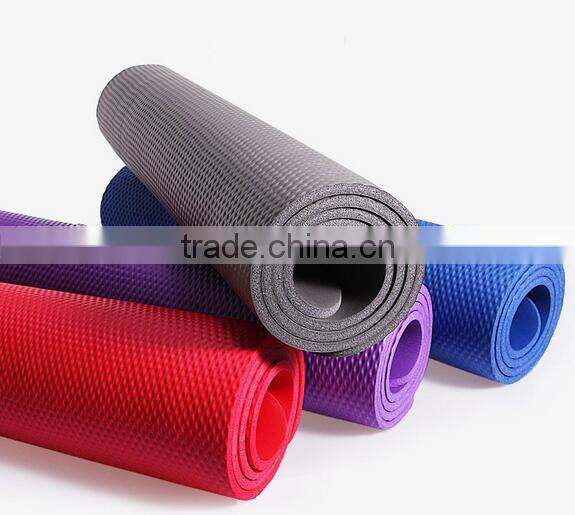 Fitness Exercise Sports NBR Yoga Mat Pilate Pad Non-slip