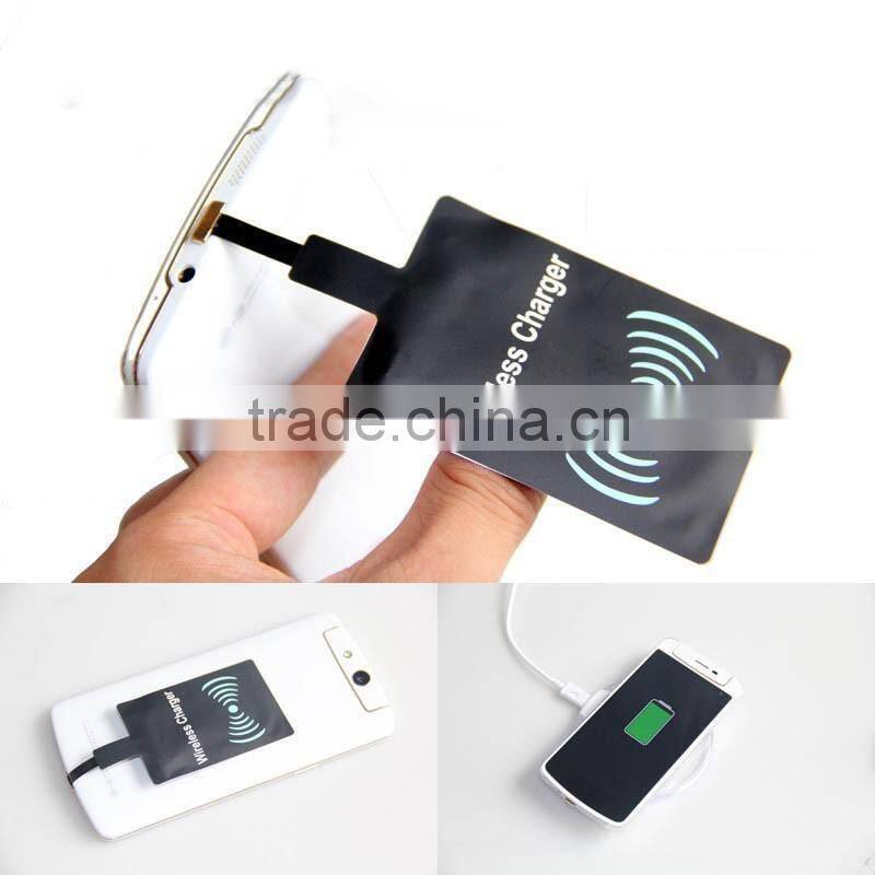 Qi Wireless Charger Receiver Portable charger receiver for all android micro USB