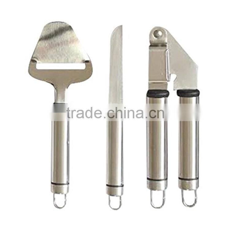 set of 3pcs garlic press paring knife fruit tools set